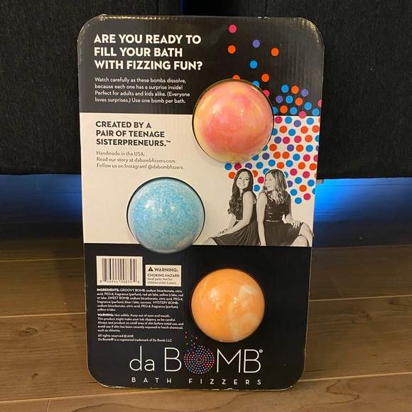 πππda BOMB Bath Frizzers 3 Pack Surprise Inside - Picture 3 of 3